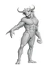 Placeholder: Centaur, a man with a bull's head