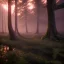 Placeholder: forest at dusk