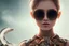 Placeholder: Portrait of cosmic woman, beautiful, brown hair, wearing sunglasses, sci-fi outfit, perfect composition, super detailed, 8k, high quality, intricate details, highly detailed