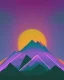 Placeholder: futuristic psychedelic mountain