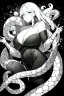 Placeholder: lots of snakes, greyscale