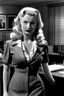 Placeholder: A blonde with dangerous curves arrives in Philip Marlowe's office