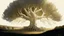 Placeholder: Valinor, tolkien, one giant golden tree, one giant silver tree