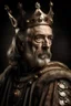 Placeholder: Brave looking king in his fifties fantasy