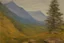 Placeholder: Mountains, Trees, rocks, epic, philip wilson steer impressionism painting