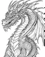 Placeholder: real massive dragonr coloring page