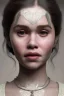 Placeholder: close up portrait of fog as wonderfull emilia clarke woman indian clothes, mouth shut, fine detail, highly intricate, modern surrealism painting, defined cracks and breaks, high-quality, volumetric lighting, 8k, ultrahd, George Grie, Marco Escobedo, Igor Morski,Brian Froud, Howard Lyon, Selina French,