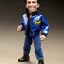 Placeholder: figure smile "the fonz" Fonzie arthur fonzarelli young greaser jacket winkler toy plastic doll face boot (plastic black hair) full body in package (2 thumbsup) 2020 head karate kick