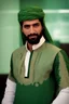 Placeholder: This Emirati citizen has a sleek and well-proportioned physique that reflects their elegance and grace. They have a short, black beard that adds a touch of masculinity and attractiveness to their appearance. Their black hair is styled in a backward flip, depicting their dynamism and vitality, further enhancing their overall appeal. In addition, they have captivating green eyes that reflect a strong and prominent personality, adding a touch of charm and mystery to their face. The picturesque ima