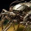 Placeholder: horror, swarming mechanical robotic insects, bugs, cockroaches, flies, spiders, ticks, parasites screaming person, pain, decay