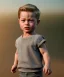 Placeholder: Brad Pitt toddler, full body, shoe, car, soft, dramatic lighting, hyper realistic