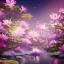 Placeholder: one big crystal subtle lotus in a galactic ambiance with a beautiful fairy, delicate colors, finely tuned detail, ultra high definition, 8 k, unreal engine 5, ultra sharp focus