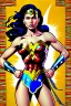 Placeholder: wonder woman in Kente cloth, cinematic, ghana colours, african pattern, engraved, high detail