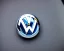 Placeholder: vw logo badge chrome futuristic