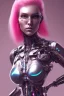 Placeholder: cyborg, pink hair,seven