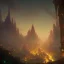 Placeholder: Artwork of a golden city of elves