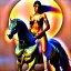 Placeholder: fullbody portrait of beautiful amazon woman riding a horse by Boris Vallejo 8k