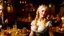 Placeholder: fullbody portrait 'beautiful face busty blonde medieval wench on tavern in medieval city'wearing tight corset,painting by gaston bussiere, greg rutkowski, yoji shinkawa, yoshitaka amano, tsutomu nihei, donato giancola, tim hildebrandt, oil on canvas, cinematic composition,sharp image, extreme detail,((fit full head inside picture)),32k