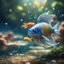 Placeholder: The sprite Gave the fish a gentle kiss, ,bokeh like f/0.8, tilt-shift lens 8k, high detail, smooth render, down-light, unreal engine,bokeh like f/0.8, tilt-shift lens 8k, high detail, smooth render, down-light, unreal engine