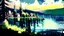 Placeholder: Couer D Alene lake drawn in rpg painterly art style