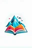 Placeholder: The logo consists of an educational book and combines it with mountains in a simple way and attractive colors