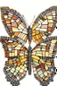 Placeholder: very beautiful butterfly wood mosaic