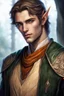 Placeholder: young handsome elven, with long pointed ears