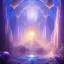 Placeholder: African crystal palace ! soft background | god rays | intricate | elegant | blue and pink galactic landscape | highly detailed | illustration | depth of field, luminosity, ultra sharp focus, ultra high definition