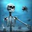 Placeholder: startfish skeleton at a eerie beach