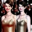 Placeholder: Anne Hathaway, wearing fantastic dress, 8k, highly detailed, realism, fine detailed,