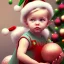 Placeholder: super Cute Christmasy toddler, magnificent, majestic, Realistic photography, incredibly detailed, ultra high resolution, 8k, complex 3d render, cinema 4d.