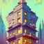 Placeholder: interwarmodernism architecture+artdeco+San Francisco+detailed facades+Book illustration by Gediminas Pranckevičius, Jean Baptiste Monge, Brian Kesinger, Anton fadeev, strong lines, high contrast vibrant colors, highly detailed, 16k resolution, trending on behance""