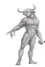 Placeholder: The Minotaur a man with a bull's head