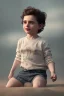 Placeholder: Timothee chalamet toddler, full body, jump, bokeh, hyper realistic