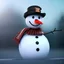 Placeholder: Kar küresi, snow man snow ball kid unreal engine 5, 8k