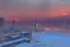 Placeholder: City Buildings, ice, sci-fi, epic, sunset, lesser ury painting