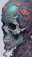 Placeholder: a close up of a person with a skull on their head, anime skull portrait man, scary detailed art in color, hiroyuki-mitsume takahashi, nychos art aesthetic, half man half skeleton, anime cyberpunk art, colored manga art, rossdraws pastel vibrant, cold colors. insanely detailed, beautiful anime portrait, stunning anime face portrait, scary art in color