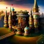 Placeholder: fullbody Drawing of 'sketch of steampunk Castle',intricate detail,andrea bonelli,Kilian Eng,Ohrai,evan lee,Aleksandr Sidelnikov,KyuYong Eom,three quarters frontal aerial view,toned colors,32k