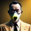 Placeholder: stan and laurel Mystery mask,Ambiance dramatique, art background, dramatic lighting, volumetric lighting, hyperrealisme, 8k, high quality, lot of details, fit within portrait