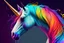 Placeholder: Unicorn with vibrant colors