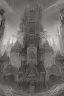 Placeholder: surrealis monochrome A fragmented, surreal sculpture liguid color of photorealistic image 3d,psychedelic art of an castle glossy emerging from dreamlike a crumbling building. The face appears pale with deep cracks and intricate details, evoking a haunting expression. Blackened tree branches intertwine with the gold mengkilat cracks, set against a backdrop of stormy, cloud-filled skies. bauhaus art The overall tone is dark and moody, suggesting themes of decay and transformation. Include