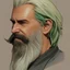 Placeholder: "MIddle aged white human male, with a trimmed but uneven beard, piercing green eyes with slick back hair head and shoulders portrait, 8k resolution concept art portrait by Greg Rutkowski, Artgerm, WLOP, Alphonse Mucha dynamic lighting hyperdetailed intricately detailed Splash art trending on Artstation triadic colors Unreal Engine 5 volumetric lighting Splash art fantasy"