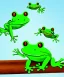 Placeholder: frogs falling from sky