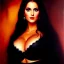 Placeholder: portrait of beautiful busty Clara de Noche painting by Brom , oil on canvas, cinematic composition, extreme detail,fit full head inside picture