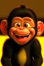 Placeholder: baby chimpanzee smiling pixar