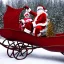 Placeholder: photo, santa claus sleigh pulled by giant spiders