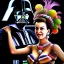 Placeholder: Carmen Miranda dancing with Darth Vader