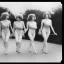 Placeholder: Four Ziegfeld Girls walking