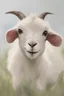 Placeholder: Painting of a cute baby goat