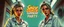 Placeholder: cyberpunk fallout 4, airbrush and pen outline, A cinematic, high-end advertisement image for a fictional service called “Spice Girl Nurse Surprise Party™”. Split-screen composition with two contrasting emotional states.